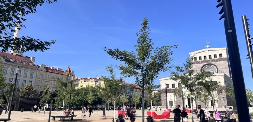 Krásný prostorný 3+kk+šatna  87m2,  v domě z období secese, se zahradou, reprezentativní lokalita P2 Vinohrady – Slovenská ul.